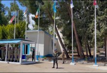 Флаг Казахстана подняли на Голанских высотах