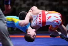 Казахстанский борец одержал победу на отборочном этапе Олимпиады