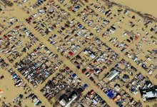 Google показал спутниковые снимки наводнения в Петропавловске