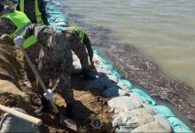 Спасатели проверили уровень воды в реке Жайык с помощью дрона