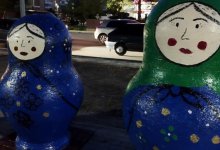 Матрешки на центральной аллее напугали павлодарцев