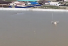 Вода в реке Жайык достигла опасных отметок