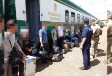 18 иностранцев сняли с поезда в Туркестанской области