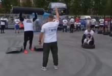 Спасатель умер во время силовых соревнований (ВИДЕО)