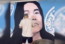 Мурал, посвященный Батырхану Шукенову, перерисуют в Семее