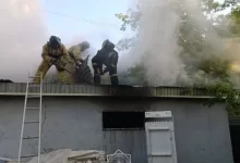 Крупный пожар в Актобе: эвакуированы десятки жителей