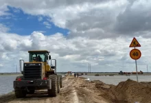 Уровень воды в реке Урал продолжает расти