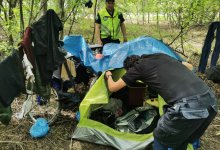 Палатку с мексиканцем нашли в лесу полицейские СКО