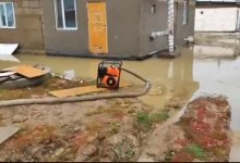 Дворы затопило в Акмолинской области после ливней