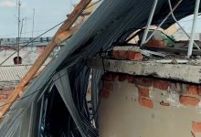 Кровля пятиэтажки обрушилась в Семее