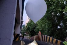 КНДР снова запустила в Южную Корею воздушные шары с мусором