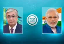 Токаев поздравил премьера Индии