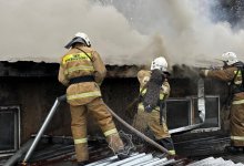 Гостиницы горели в Алматы и Семее