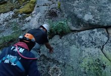 Турист застрял на горе в Павлодарской области