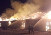 Склад с химикатами горел в Семее