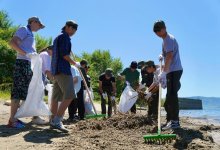 "Таза Қазақстан": партия AMANAT очистила водоемы и прибрежные территории от мусора в рамках "Таза бейсенбі"