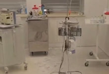 В детской больнице загорелся аппарат