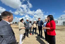 Депутаты Мажилиса осмотрели строительство школы в Кокшетау