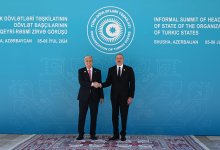 Касым-Жомарта Токаева встретил президент Ильхам Алиев