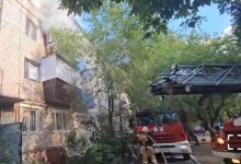 Горящий балкон напугал жителей Рудного