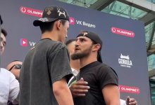 Бойцов ММА еле разняли на взвешивании перед турниром HFC в Алматы