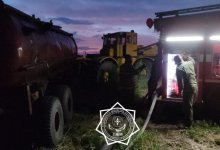 Три тонны сена сгорело в Акмолинской области