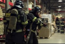 Тушение  гипермаркета отработали в Усть-Каменогорске