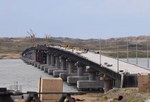 Бектенов проверил ход строительства моста через Бухтарминское водохранилище