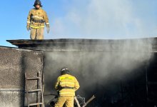 Пожар в гараже едва не уничтожил жилой дом в Акмолинской области