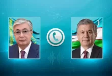 Токаев поздравил Мирзиёева с днем рождения