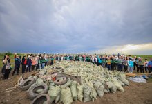 “Таза бейсенбі”: порядка 40 тысяч казахстанцев приняли участие в экоакции