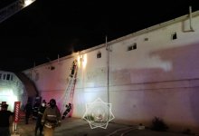 Банный комплекс горел ночью в Актау