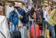 Лопнувший пакет спровоцировал давку в аэропорту