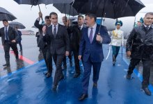Туркменский лидер Сердар Бердымухамедов прибыл в Астану