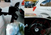 Вандал разбил и вырвал десятки зеркал на одной из парковок Алматы