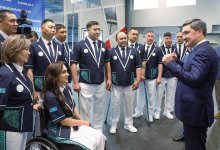 Премьер-министр РК вручил паралимпийцам государственный флаг перед Играми в Париже