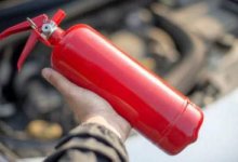 В Акмолинской области загорелся автомобиль