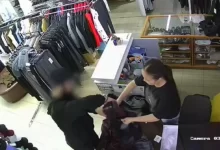 Видеокамера запечатлела вора дорогих вещей в магазине в Астане