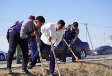 Участники акции "Таза бейсенбі" поддерживают строительство АЭС