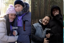 Блогер Нагимуша повторила с супругом фотографии 15-летней давности