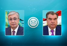 Токаев поздравил президента Таджикистана с Днем независимости