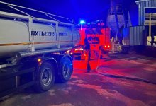 Элеватор загорелся в Акмолинской области