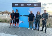 Британец и американка первыми переплыли Каспийское море