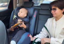 Роза Рымбаева посетила детский сад своего внука