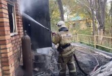 Пожар произошел в зоне отдыха близ Алматы