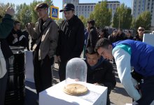 Макет урановой таблетки установили в парке Астаны