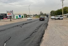 Дорогу с дефектами проложили в Туркестанской области