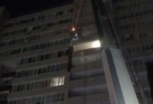 Облицовка в одном из ЖК загорелась в Астане