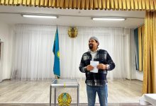 Парвиз Назаров отдал голос за будущее Казахстана на референдуме
