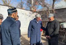 Семью погибшего пожарного посетил аким Карагандинской области